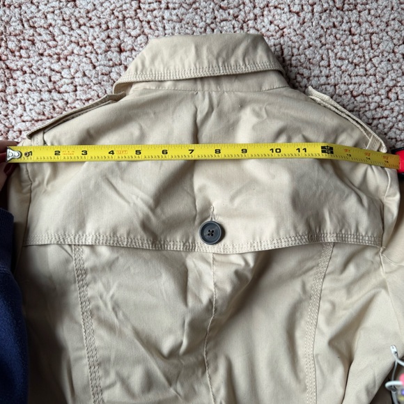 Stradivarius tan trench coat size S - Picture 11 of 14